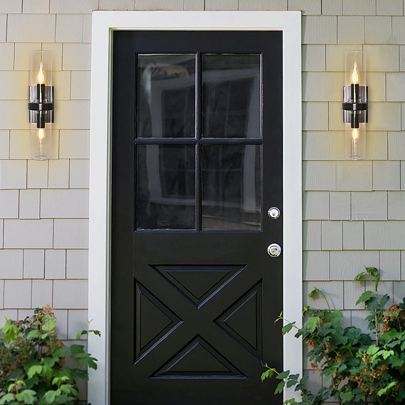Explosion-proof antique bronze finish outdoor copper wall lamp with glass cover